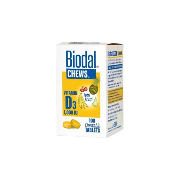 Biodal Chews D3 1.000 Iu 100 Tab_0