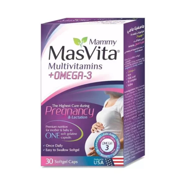 MAS VITA MAMMY MULTIVITAMINS + OMEGA-3 ( 30 CAPS)_1
