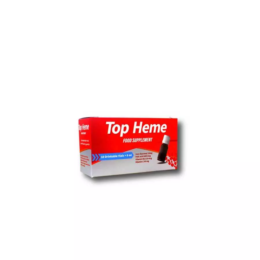 Top Heme Drinkable Iron 10 Vials* 8Ml