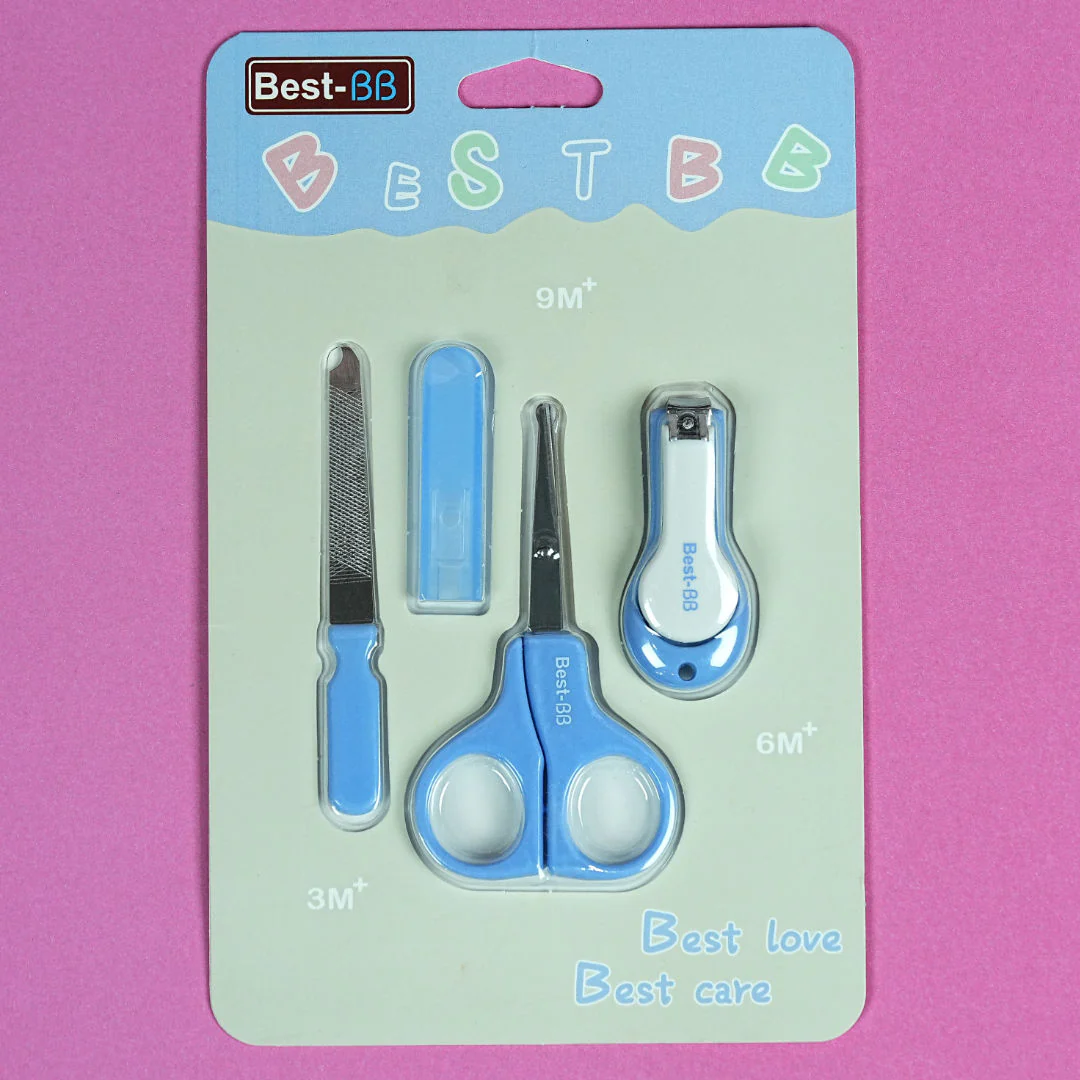 Best-BB Baby Grooming Kit: 4-Piece Manicure Set for Infants and Toddlers